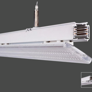 T-Line K1 Linear Track Light — Single Tilting