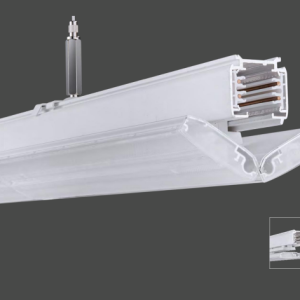 T-Line K2 Linear Track Light — Bat Wing Tilting